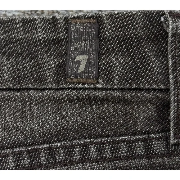 7 for All Mankind 'A' Pocket Jeans Womens‎ 28 Brown Flared Stretch Boho Festival - Picture 5 of 14